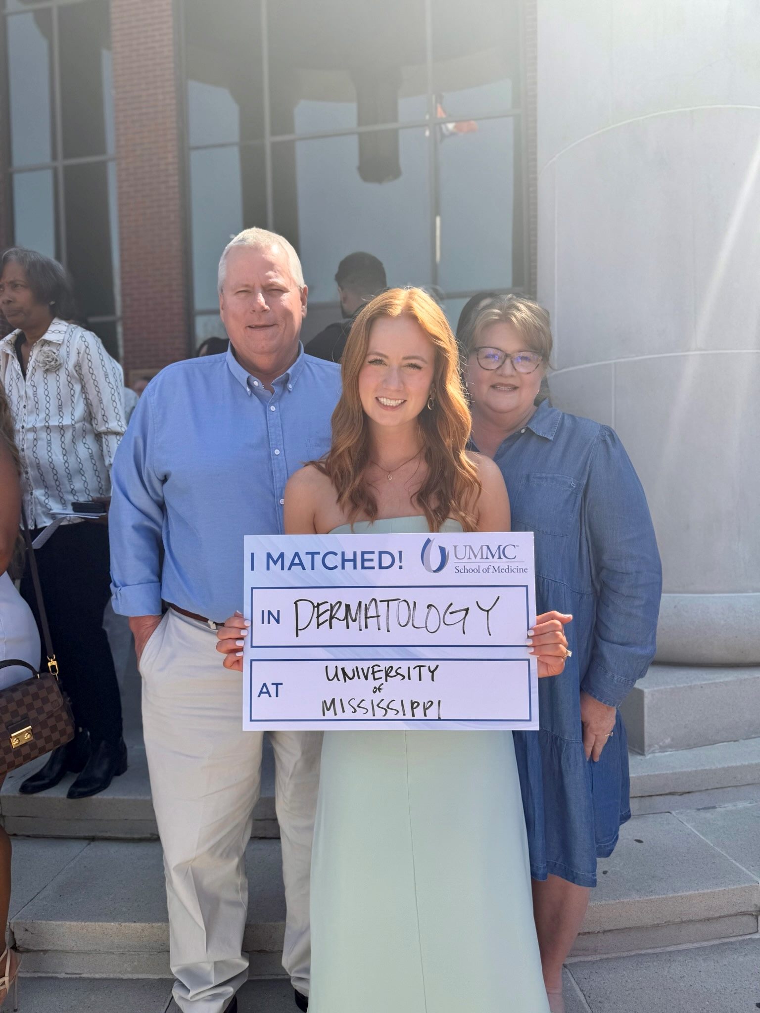 Riley Brown, MD poses with family